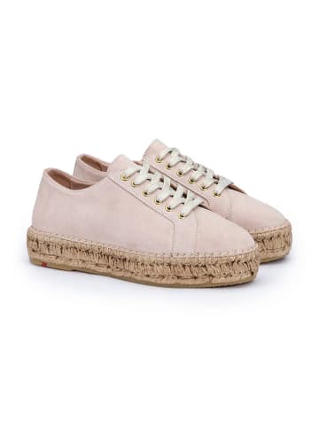 LLOYD Leren espadrilles beige