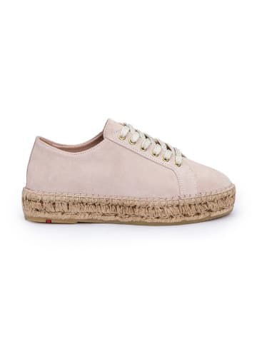 LLOYD Leren espadrilles beige