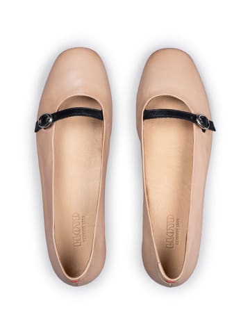 LLOYD Leder-Ballerinas in Beige