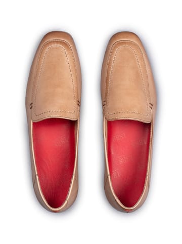 LLOYD Leren mocassins beige