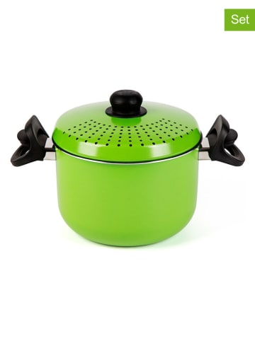 Trendy Kitchen by EXCÉLSA 2-częściowy zestaw w kolorze zielonym - 4 l