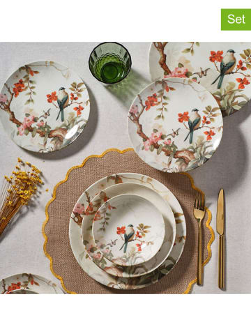 Hermia 24-delig combiservies wit/meerkleurig