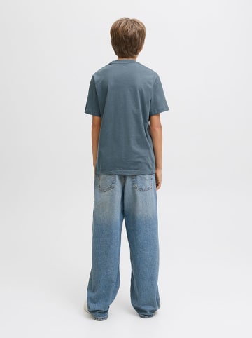 JACK & JONES Junior Shirt "Caleb" in Blau/ Grau