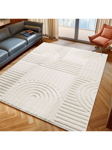 Conceptum Hypnose Kurzflor-Teppich ''Art 1121'' in Creme
