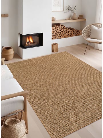 Conceptum Hypnose Kurzflor-Teppich ''Jutem 0103'' in Hellbraun