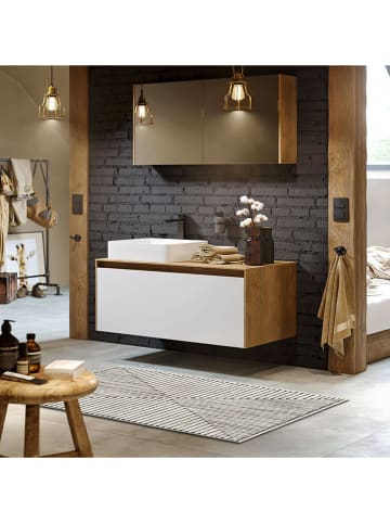 Conceptum Hypnose Kurzflor-Teppich ''Kece-Fr55'' in Creme/ Braun