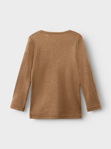 Lil Atelier Longsleeve in Hellbraun