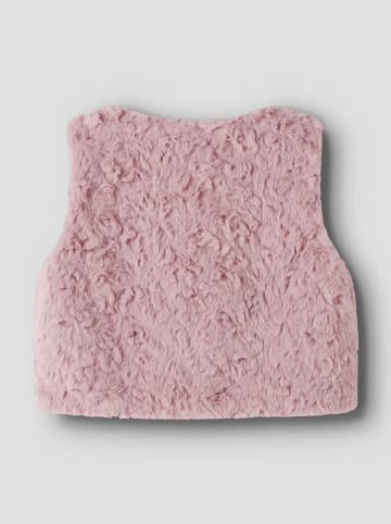 name it Kunstfell-Weste in Rosa