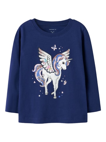 name it Longsleeve in Dunkelblau
