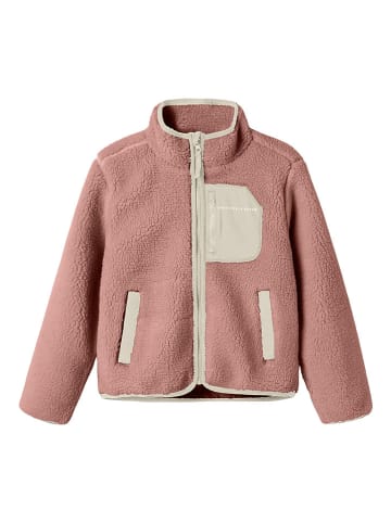 name it Fleece vest lichtroze