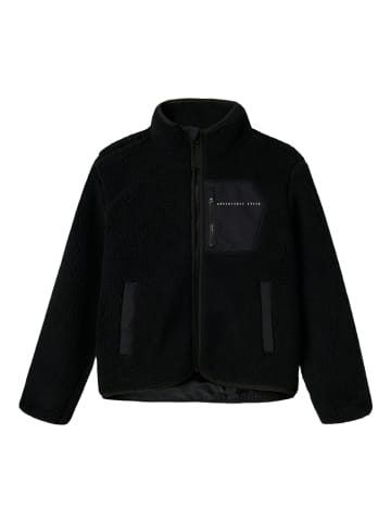 name it Fleecejacke "Mattia" in Schwarz