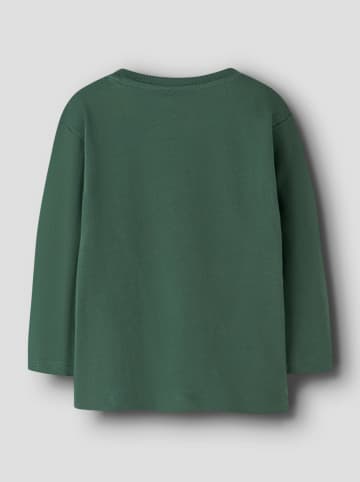 name it 2-delige set: longsleeves "Vagno" donkerblauw/groen