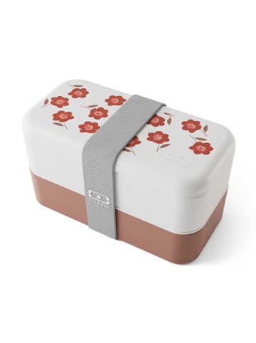 Monbento Pojemnik w kolorze biało-jasnoróżowym na lunch - 1 l