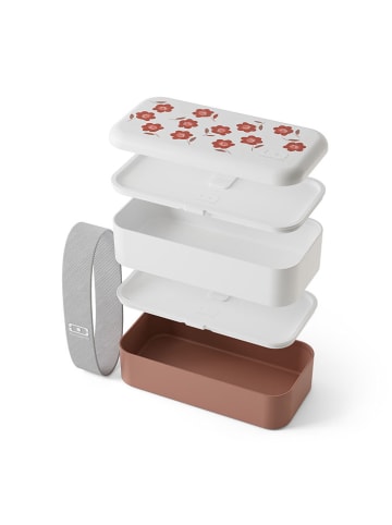 Monbento Lunchbox in Weiß/ Rosa - 1 l