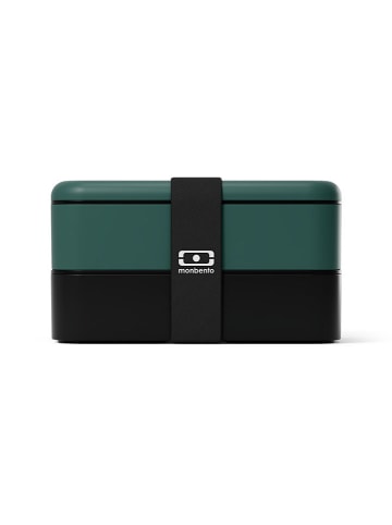 Monbento Lunchbox in Grün/ Schwarz - 1 l