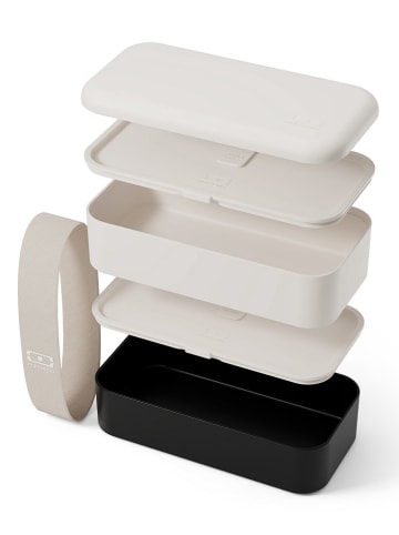Monbento Pojemnik w kolorze czarno-kremowym na lunch - 1 l