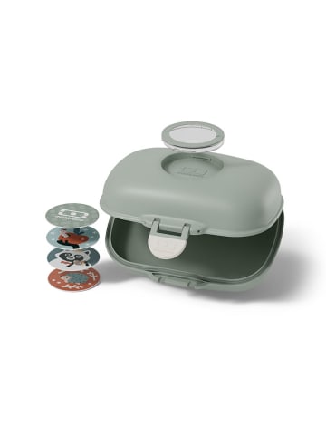 Monbento Pojemnik "Gram" w kolorze zielonym na lunch - 600 ml