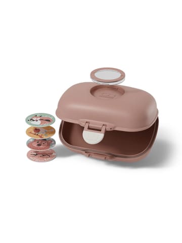 Monbento Pojemnik "Gram" w kolorze biało-jasnoróżowym na lunch - 600 ml