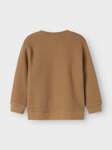 Lil Atelier Bluza w kolorze jasnobrązowym