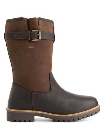 TRAVELIN' Leder-Boots "Aremark" in Braun/ Hellbraun