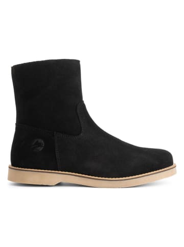 TRAVELIN' Leren boots "Cahors" zwart