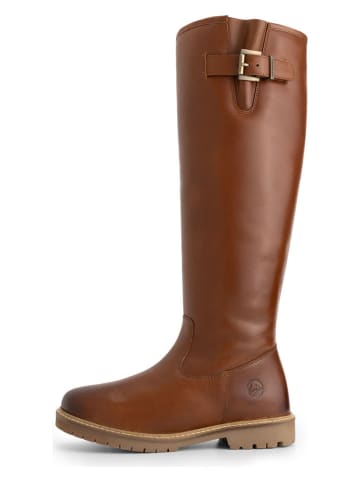 TRAVELIN' Leder-Stiefel "Dannemare" in Hellbraun