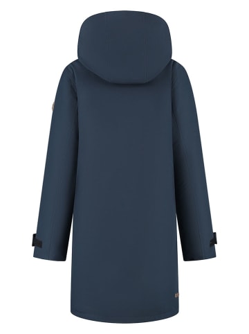 TRAVELIN' Parka "Ester" w kolorze granatowym