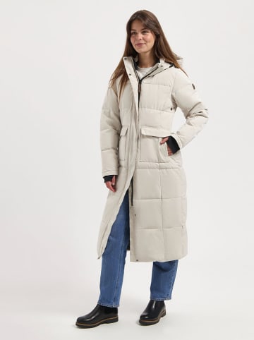 TRAVELIN' Steppmantel "Franska" in Creme