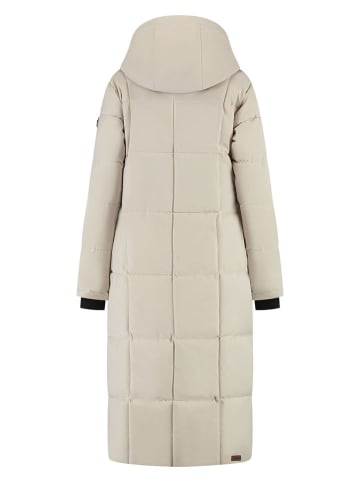 TRAVELIN' Steppmantel "Franska" in Creme