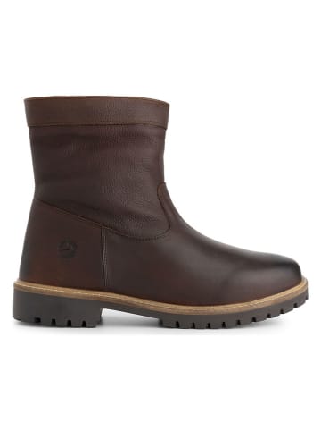 TRAVELIN' Leder-Boots "Fyresdal" in Braun