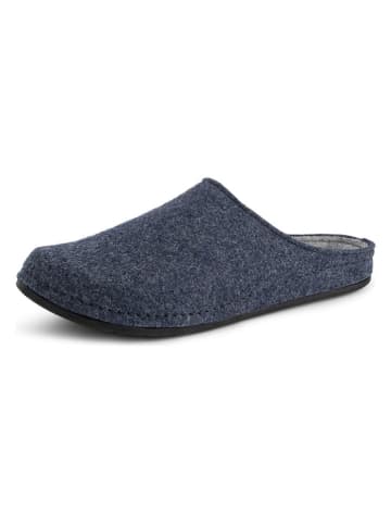 TRAVELIN' Pantoffels "Come Home" donkerblauw