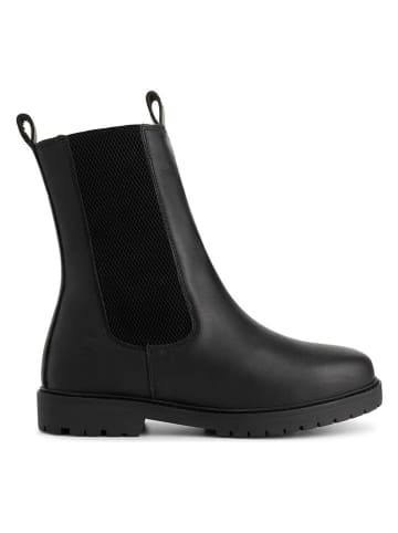 TRAVELIN' Leren chelseaboots "Herning" zwart