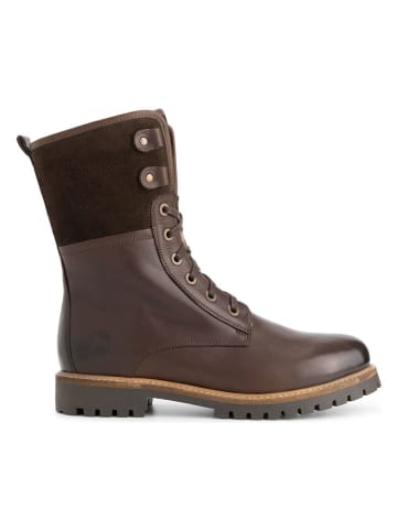 TRAVELIN' Leder-Boots "Jostedal" in Braun