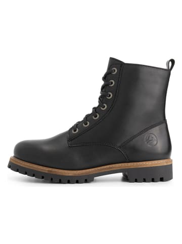 TRAVELIN' Leren boots "Norrland" zwart