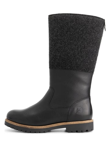 TRAVELIN' Leder-Stiefel "Skive" in Schwarz