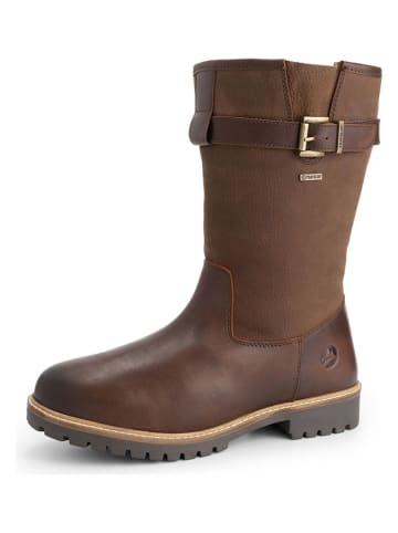 TRAVELIN' Leren boots "Troms" bruin