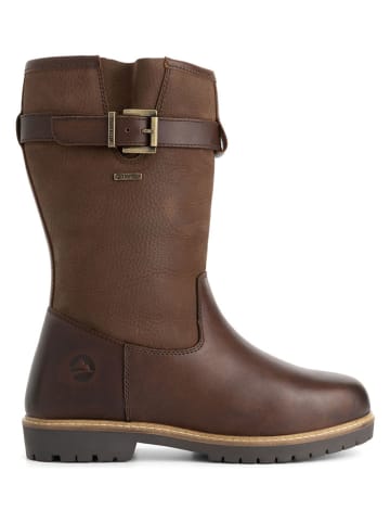 TRAVELIN' Leder-Boots "Vadso" in Braun