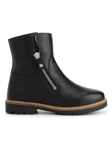TRAVELIN' Leren boots "Vilsted" zwart
