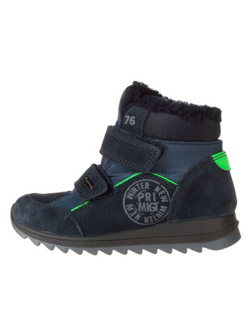 Primigi Leder-Boots in Dunkelblau