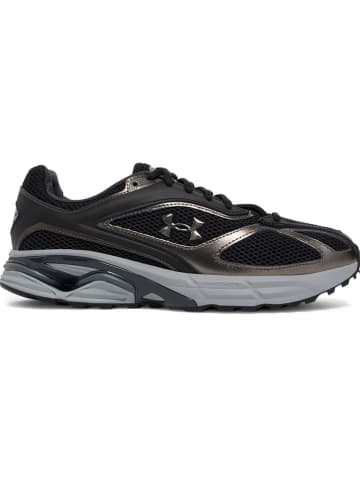 Under Armour Skórzane buty w kolorze czarnym do biegania