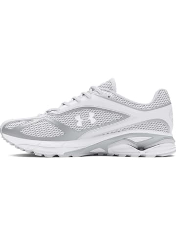 Under Armour Leder-Laufschuhe in Grau