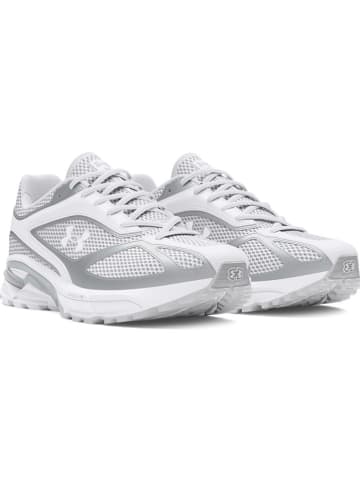 Under Armour Leder-Laufschuhe in Grau