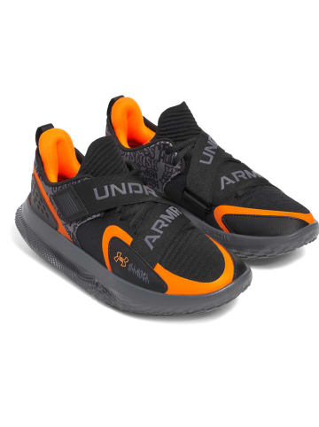 Under Armour Basketbalschoenen zwart/oranje