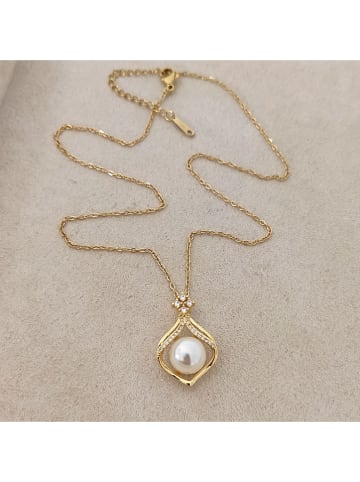 Nakkash Vergulde ketting met hanger - (L)42 cm