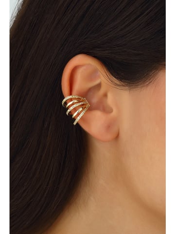 Nakkash Vergold. Earcuff mit Edelsteinen