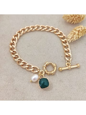 Nakkash Vergulde armband met kristal