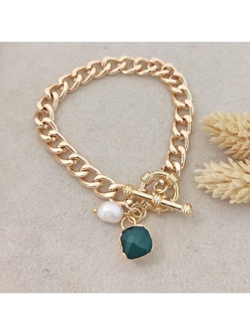 Nakkash Vergold. Armkette mit Kristall