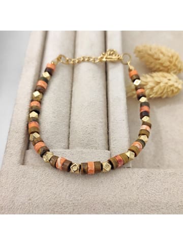 Nakkash Vergulde armband met edelstenen