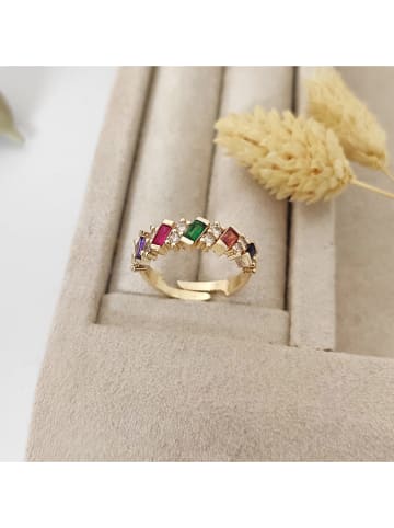 Nakkash Vergulde ring met edelstenen