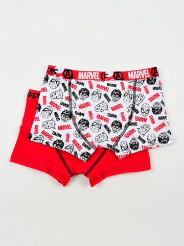 Avengers Bokserki (2 pary) "Avengers Classic" w kolorze czerwono-jasnoszaro-czarnym